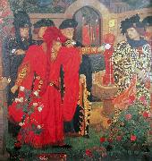 Henry Arthur Payne, Plucking the Red and White Roses in the Old Temple Gardens
